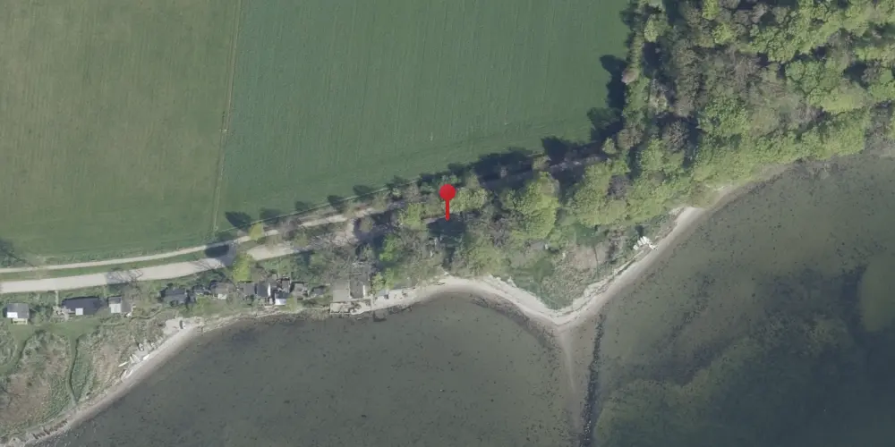 Historisk kort over Strandskov Trinbræt