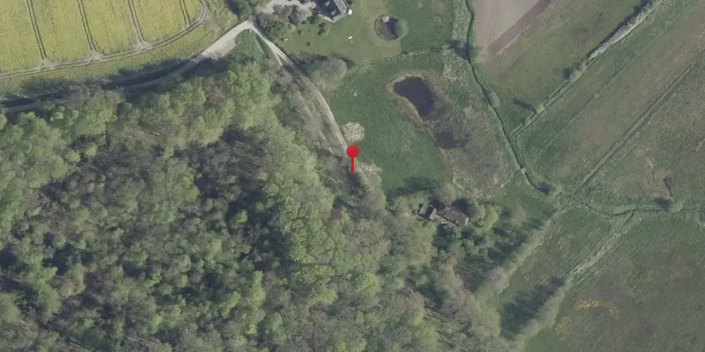 Historisk kort over Haldrup Strand Trinbræt Historisk kort over Haldrup Strand Trinbræt