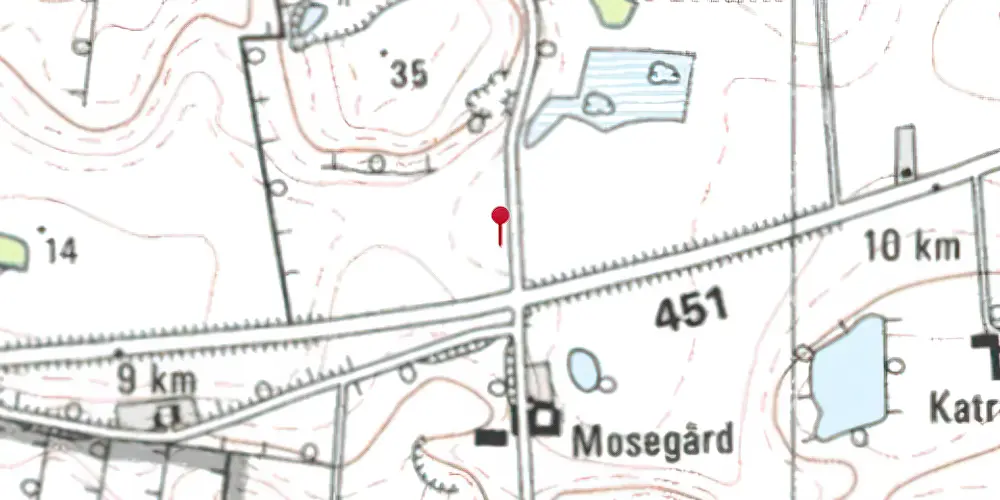 Historisk kort over Toftumvejen Trinbræt Historisk kort over Toftumvejen Trinbræt