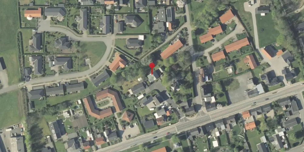 Historisk kort over Søvind Station