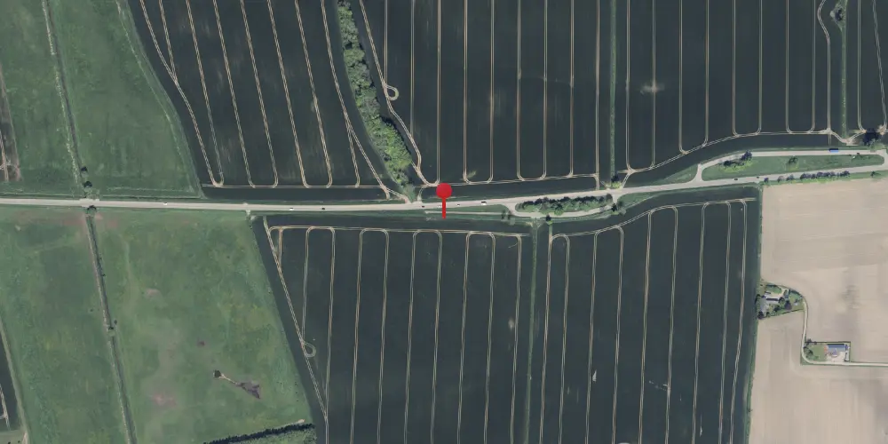 Historisk kort over Åkær Trinbræt Historisk kort over Åkær Trinbræt