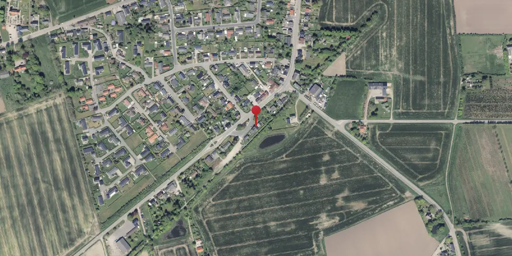 Historisk kort over Ørting Station