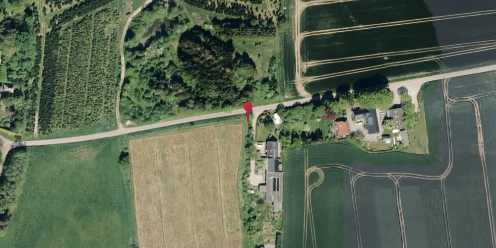 Historisk kort over Drammelsbæk Trinbræt