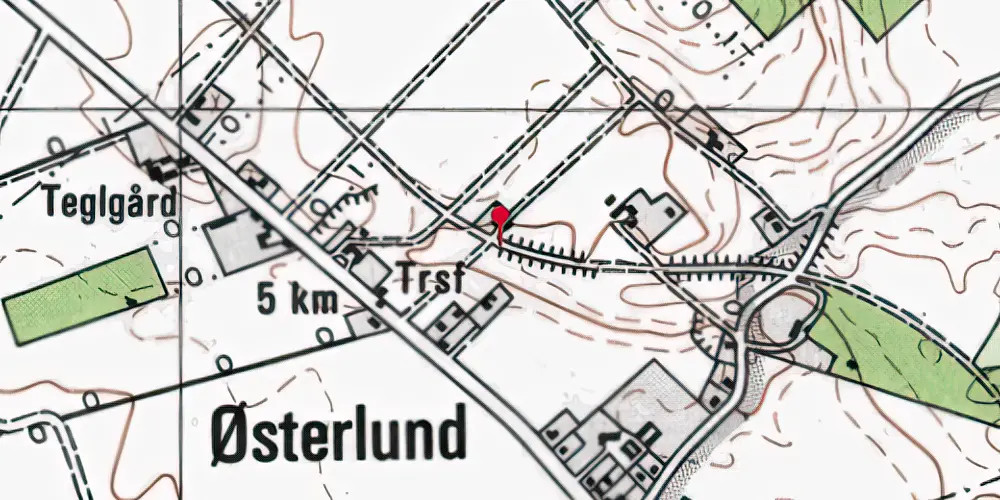 Historisk kort over Lund Mark Trinbræt Historisk kort over Lund Mark Trinbræt