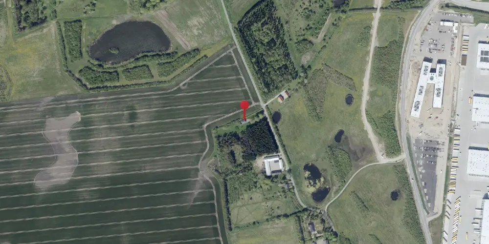 Historisk kort over Kørup Station Historisk kort over Kørup Station