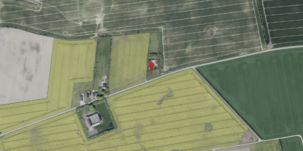 Historisk kort over Vrønding Østermark Trinbræt