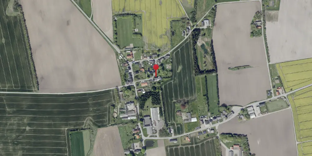 Historisk kort over Vrønding Station