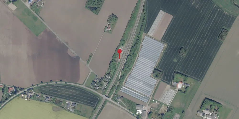 Historisk kort over Vrangstrup Station