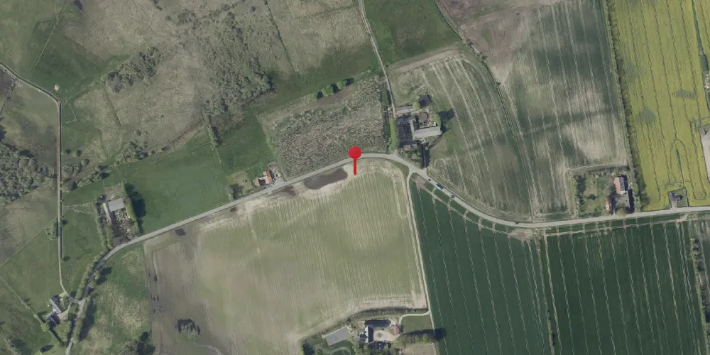 Historisk kort over Hesselballe Trinbræt