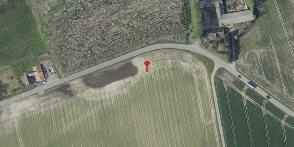 Historisk kort over Hesselballe Trinbræt