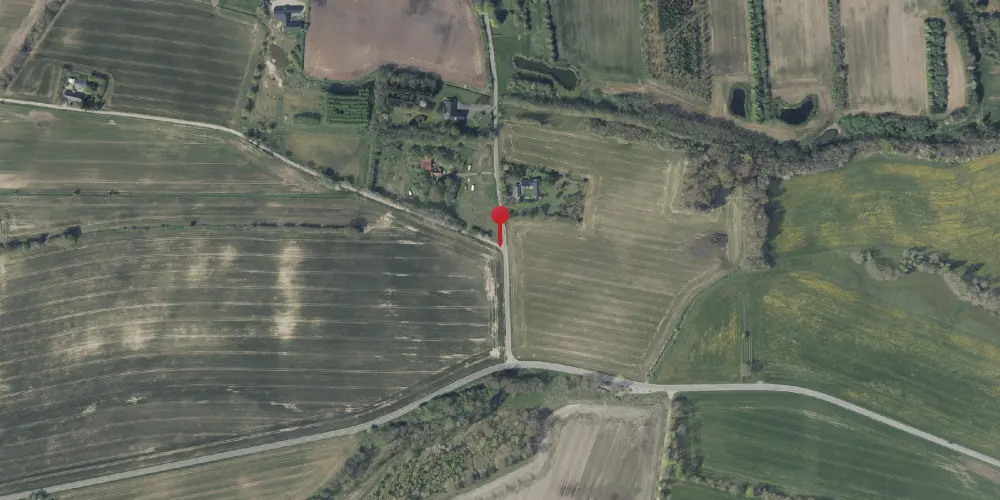 Historisk kort over Haustrupvejen Trinbræt