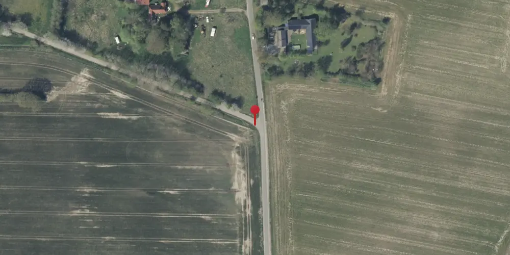 Historisk kort over Haustrupvejen Trinbræt