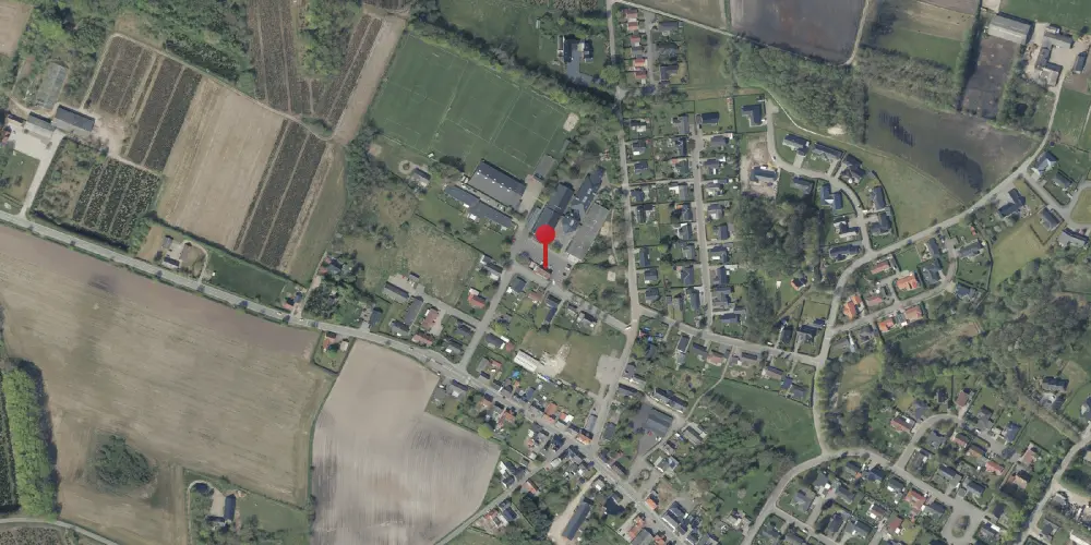 Historisk kort over Vonge Station