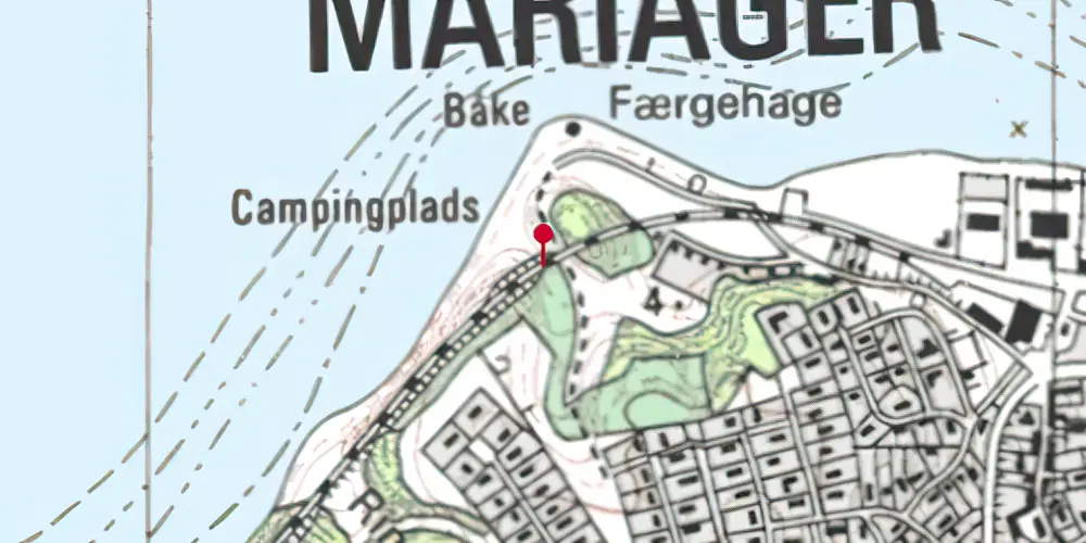 Historisk kort over Ved badestranden Trinbræt (uofficielt) Historisk kort over Ved badestranden Trinbræt (uofficielt)