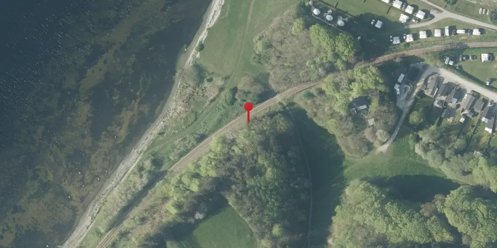 Historisk kort over Ved badestranden Trinbræt (uofficielt) Historisk kort over Ved badestranden Trinbræt (uofficielt)