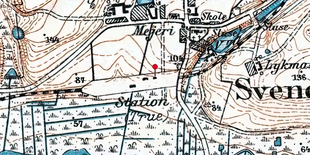 Historisk kort over True Station