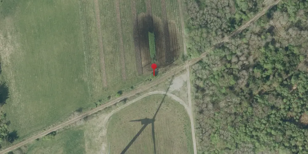 Historisk kort over Glenstrup Trinbræt