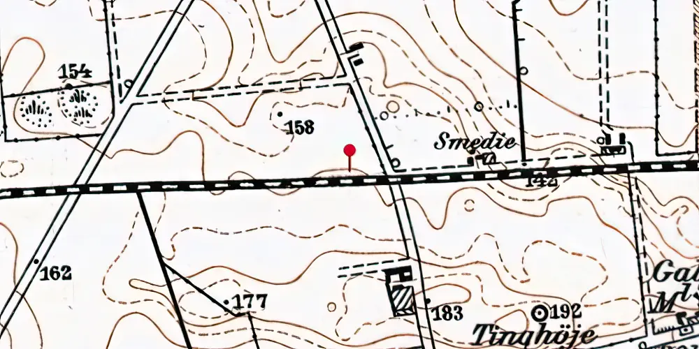 Historisk kort over Årupvej Trinbræt (uofficielt) Historisk kort over Årupvej Trinbræt (uofficielt)