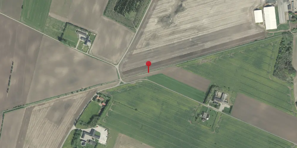 Historisk kort over Mollerup Trinbræt med Sidespor