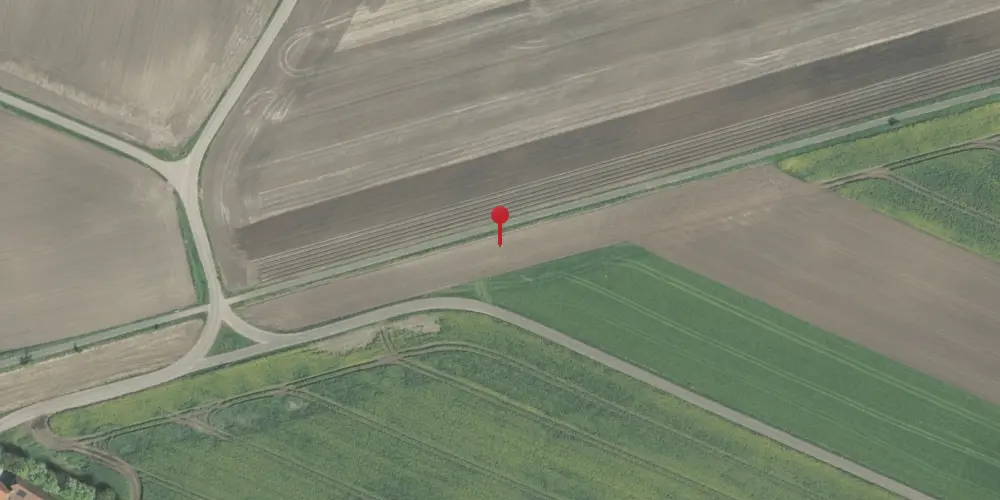 Historisk kort over Mollerup Trinbræt med Sidespor