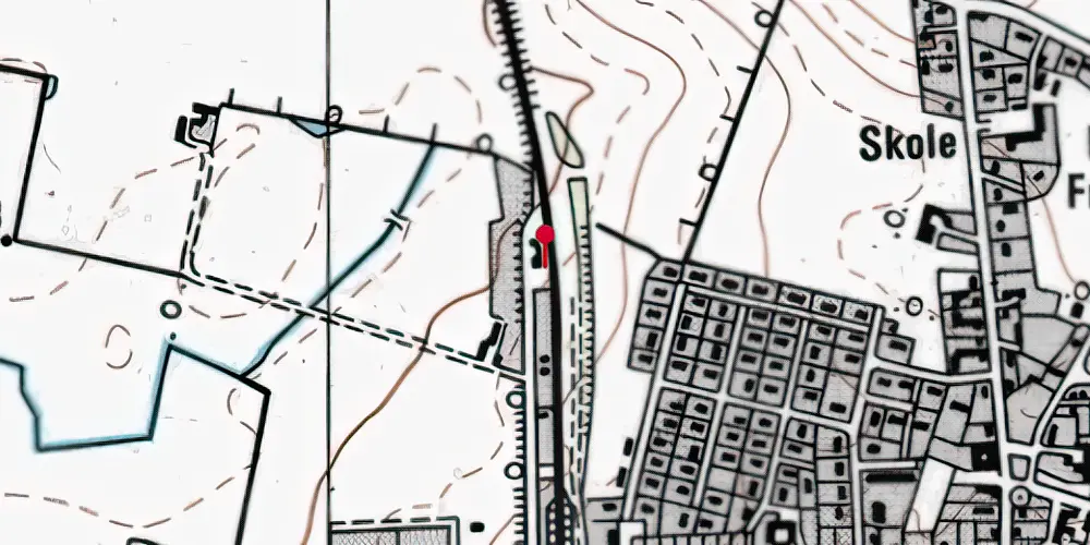 Historisk kort over Herlufmagle Station Historisk kort over Herlufmagle Station