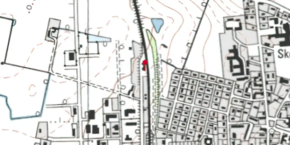 Historisk kort over Herlufmagle Station Historisk kort over Herlufmagle Station