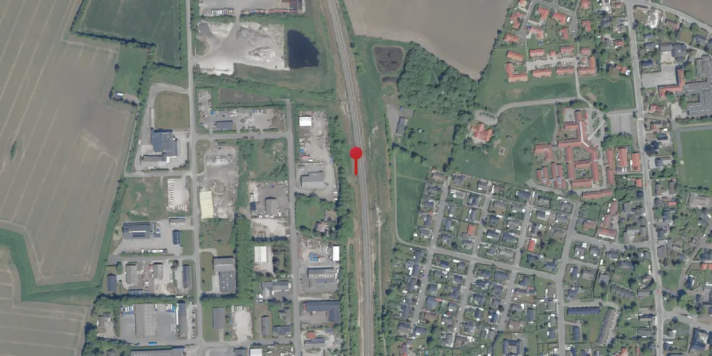 Historisk kort over Herlufmagle Station Historisk kort over Herlufmagle Station