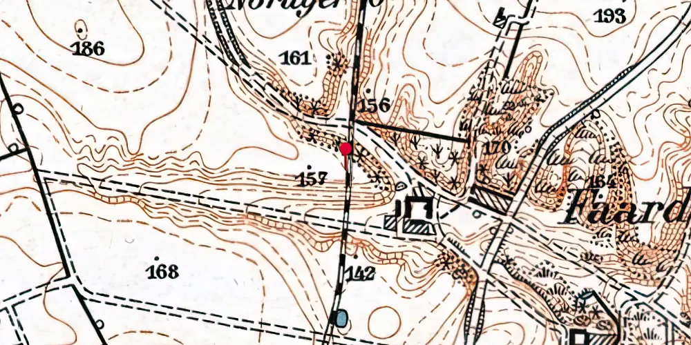 Historisk kort over Fårdal Trinbræt (uofficielt) Historisk kort over Fårdal Trinbræt (uofficielt)