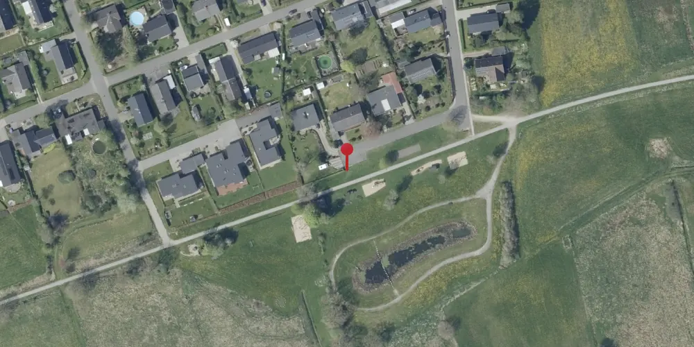 Historisk kort over Tapdrup Trinbræt med Sidespor