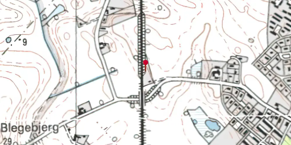 Historisk kort over Søgård Trinbræt Historisk kort over Søgård Trinbræt