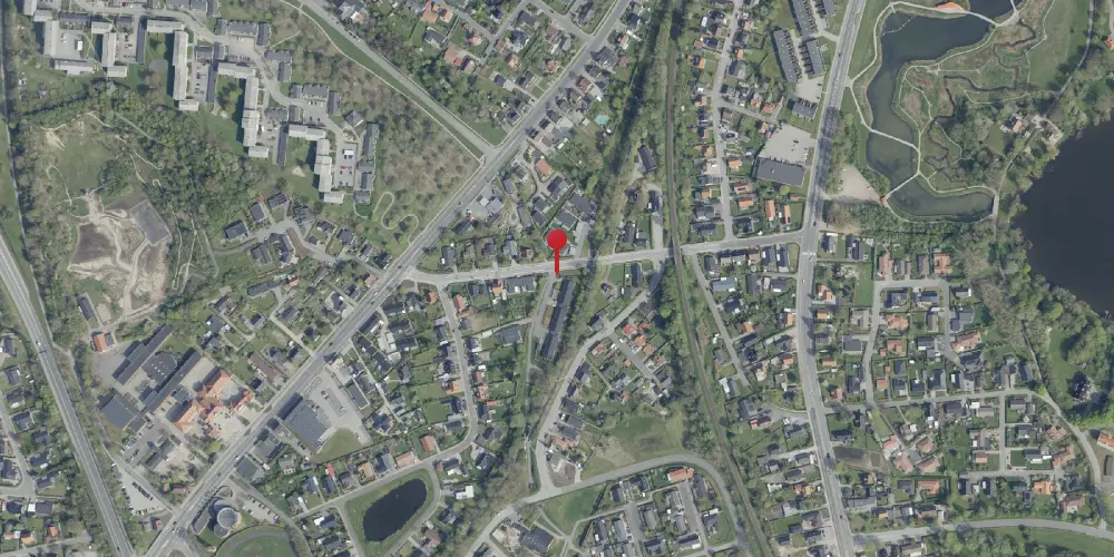 Historisk kort over Lyngvej Trinbræt Historisk kort over Lyngvej Trinbræt