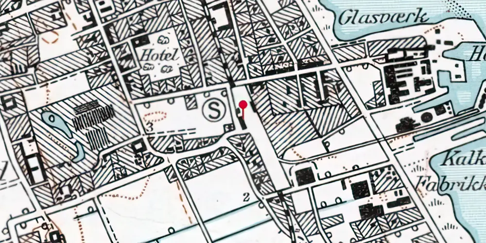 Historisk kort over Kastrup Station Historisk kort over Kastrup Station