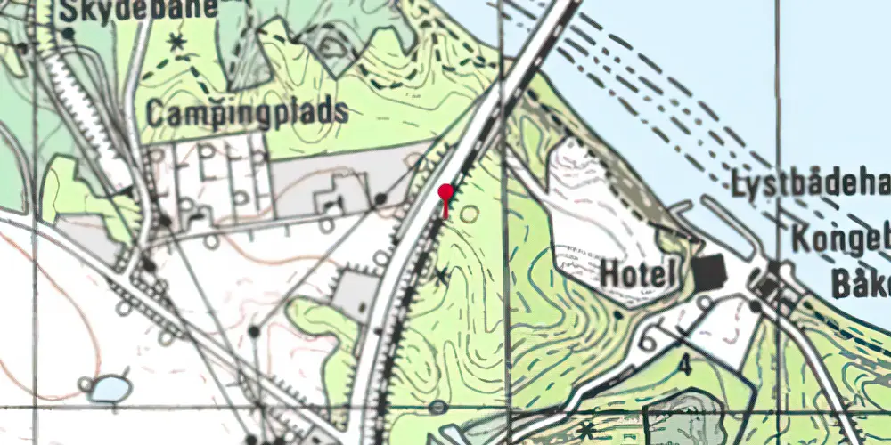 Historisk kort over Broen Trinbræt