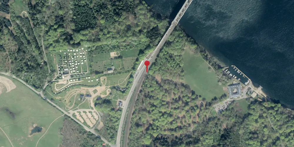 Historisk kort over Broen Trinbræt