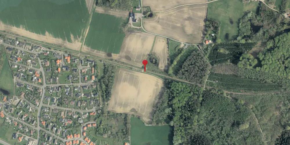 Historisk kort over Lucienhøj Trinbræt Historisk kort over Lucienhøj Trinbræt