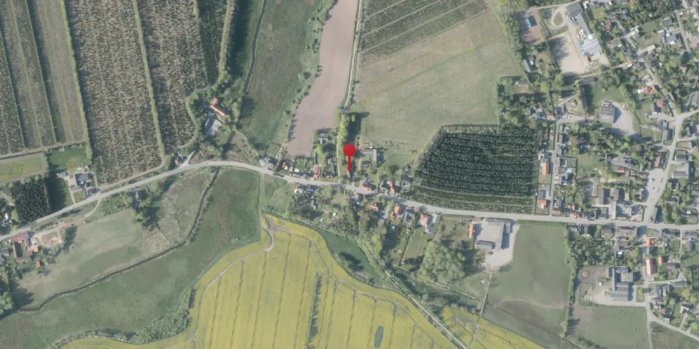 Historisk kort over Norup Station