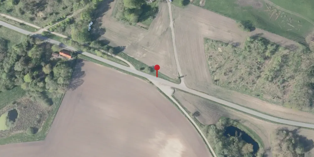 Historisk kort over Nebstrup Trinbræt med Sidespor