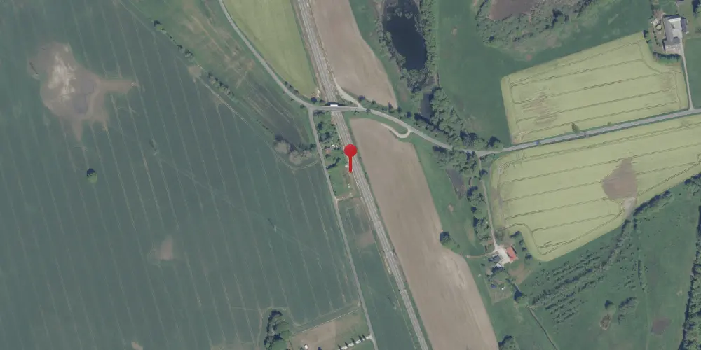 Historisk kort over Rislev Billetsalgssted