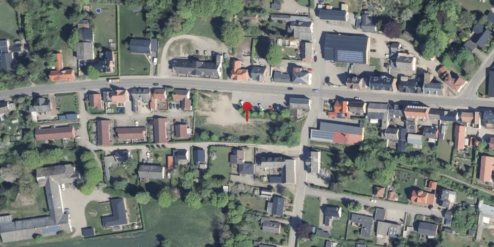 Historisk kort over Havndal Station