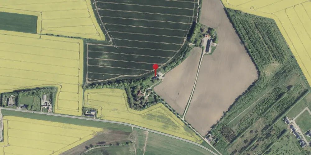 Historisk kort over Øster Tørslev Station Historisk kort over Øster Tørslev Station