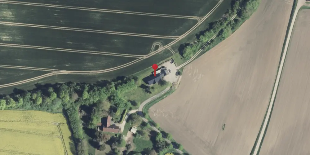 Historisk kort over Øster Tørslev Station Historisk kort over Øster Tørslev Station