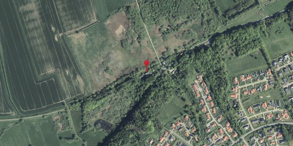 Historisk kort over Volkmølle Station