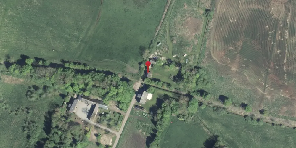 Historisk kort over Floes Billetsalgssted