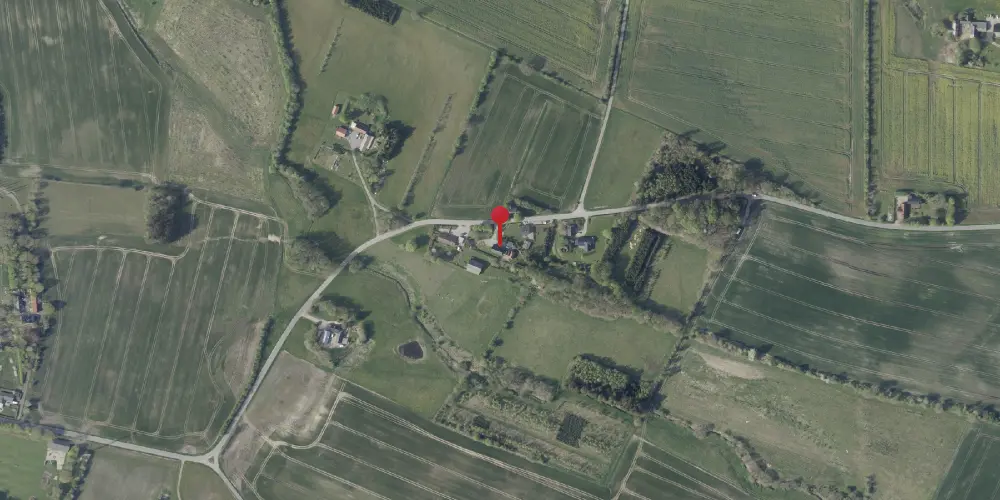 Historisk kort over Hjortsvang Station