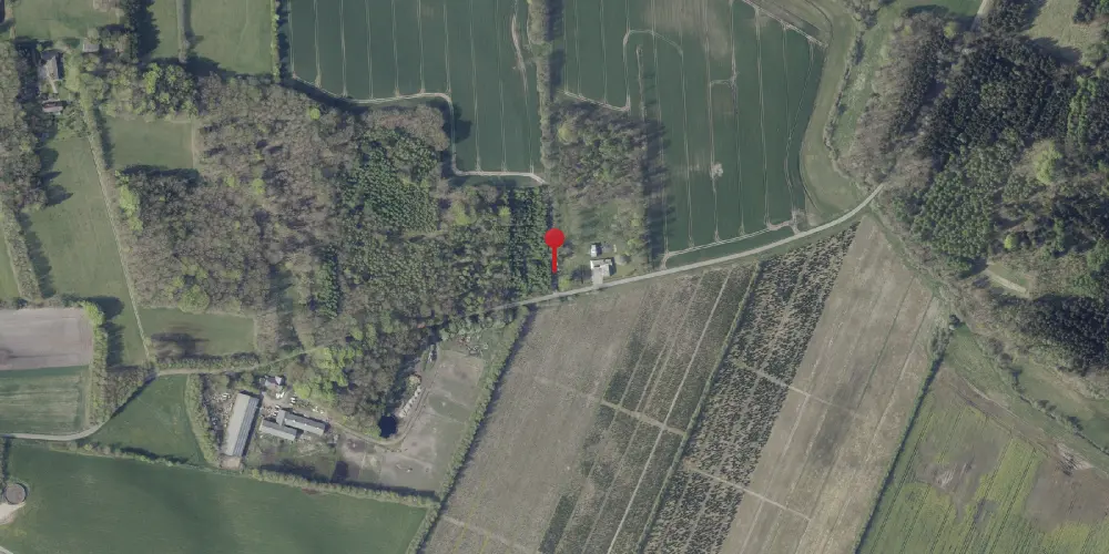 Historisk kort over Linnerup Trinbræt