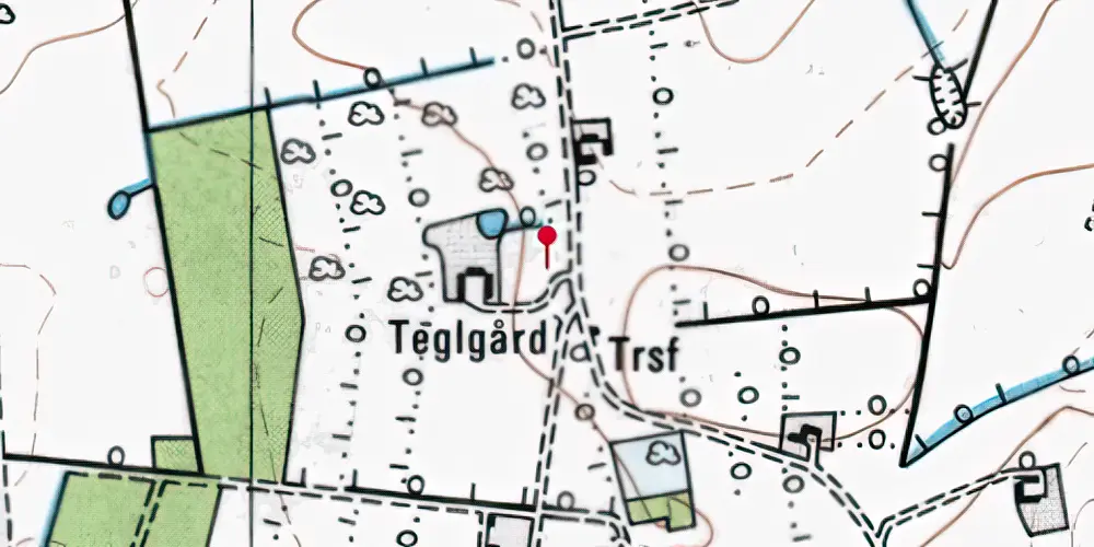 Historisk kort over Flåris Trinbræt Historisk kort over Flåris Trinbræt