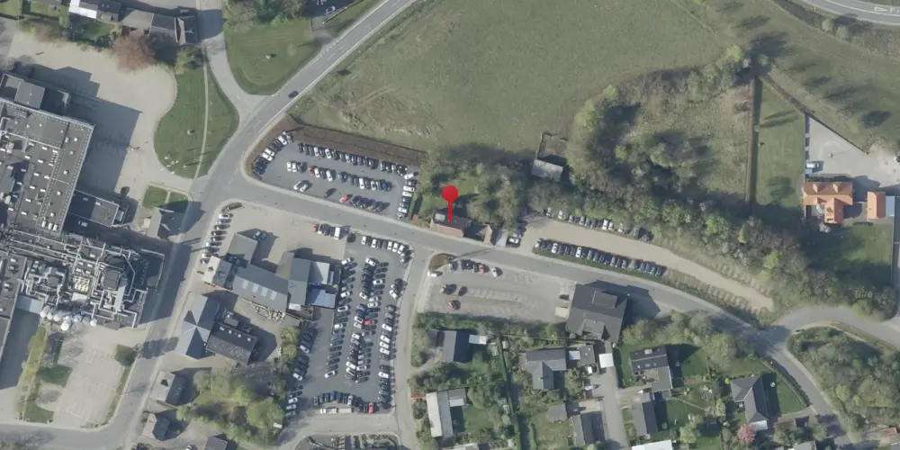 Historisk kort over Nørre Snede Station