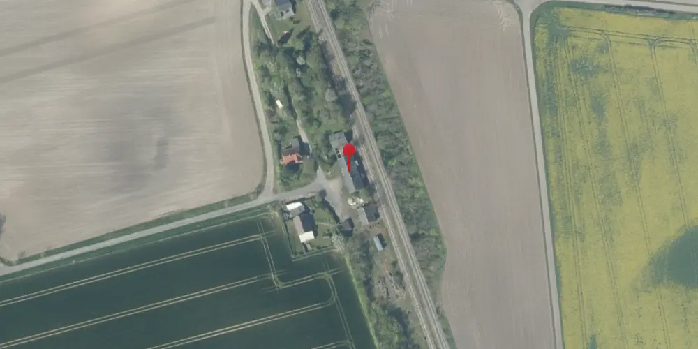 Historisk kort over Fiskebæk Station Historisk kort over Fiskebæk Station