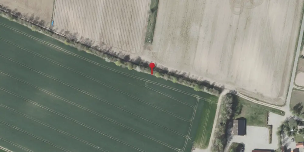 Historisk kort over Dystrup Trinbræt