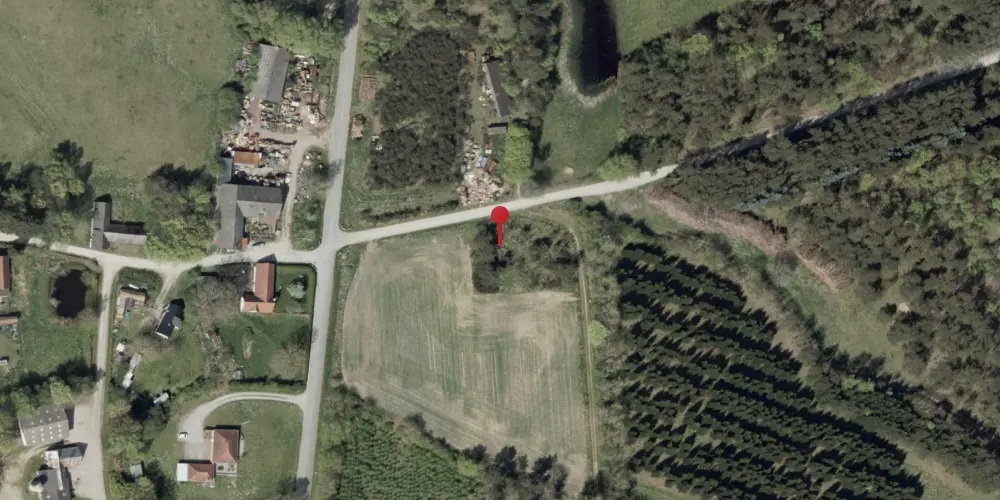 Historisk kort over Hytten Trinbræt Historisk kort over Hytten Trinbræt